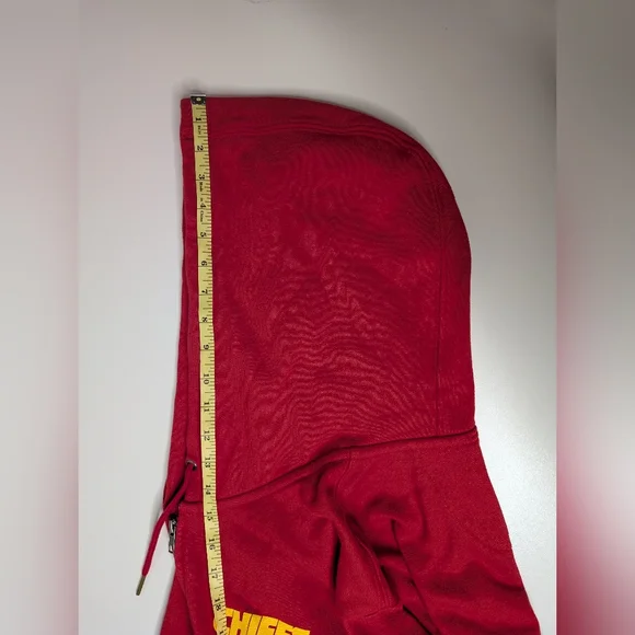 Fanatics Mens Large Chiefs Red Zip Up Jacket Hooded - Picture 10 of 10